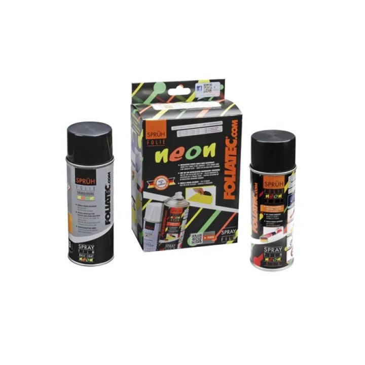 Spray Film NEON Set (2pc), Yellow Foliatec in the group Select car model at DDESIGN Scandinavia AB (FT2094)