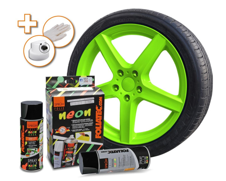 Spray Film NEON 2 pc. Set, green in the group Select car model at DDESIGN Scandinavia AB (FT2096)