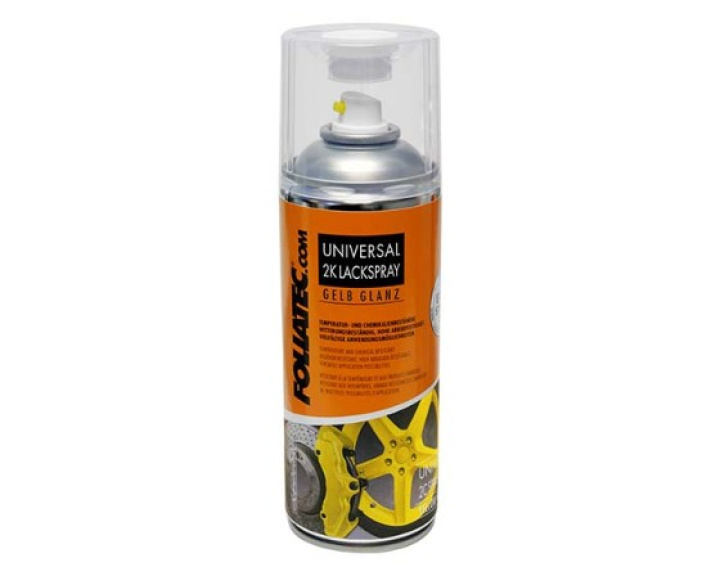 Foliatec Universal 2C Spray Paint, yellow glossy in the group Select car model at DDESIGN Scandinavia AB (FT2132)