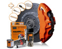 Foliatec Brake Caliper Lacquer Set, flame orange
