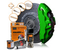 Foliatec Brake Caliper Lacquer Set, power green
