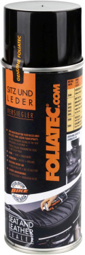 Seat and Leather Color Spray Sealer, Transparent Clear Glossy, 400 ml Foliatec