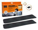 Black Paint Protection Film Door Entry 12 x 45 cm Foliatec