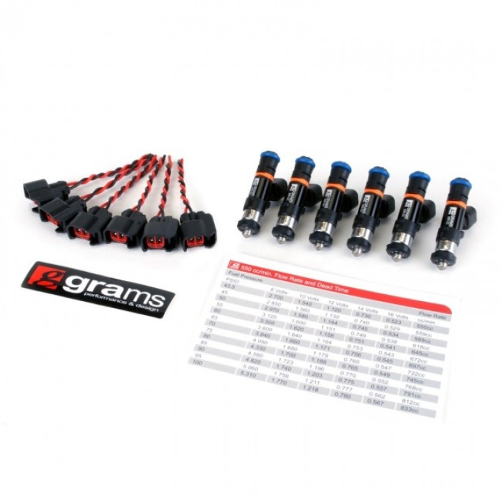 Nissan 350Z VQ35 550cc Injector Kit Grams Performance in the group Select car model / Nissan / 350Z Z33 2003-2009 / Tuning / Fuel at DDESIGN Scandinavia AB (G2-0550-0700)
