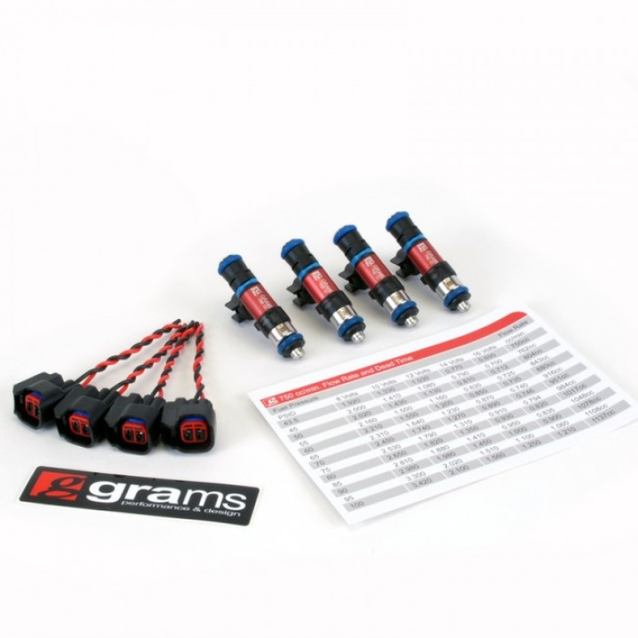 Honda S2000 2000-2005 750cc Injector kit Grams Performance in the group Select car model / Honda / S2000 AP1 99-03 / Tuning / Fuel at DDESIGN Scandinavia AB (G2-0750-0502)