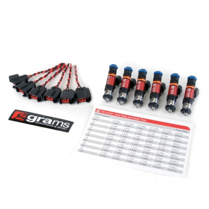 Toyota Supra 7mgte & 2JZ (Non Turbo) 750cc Injector Kit Grams Performance in the group Select car model / Toyota / Supra MK4 93-02 / Tuning / Fuel at DDESIGN Scandinavia AB (G2-0750-0800)