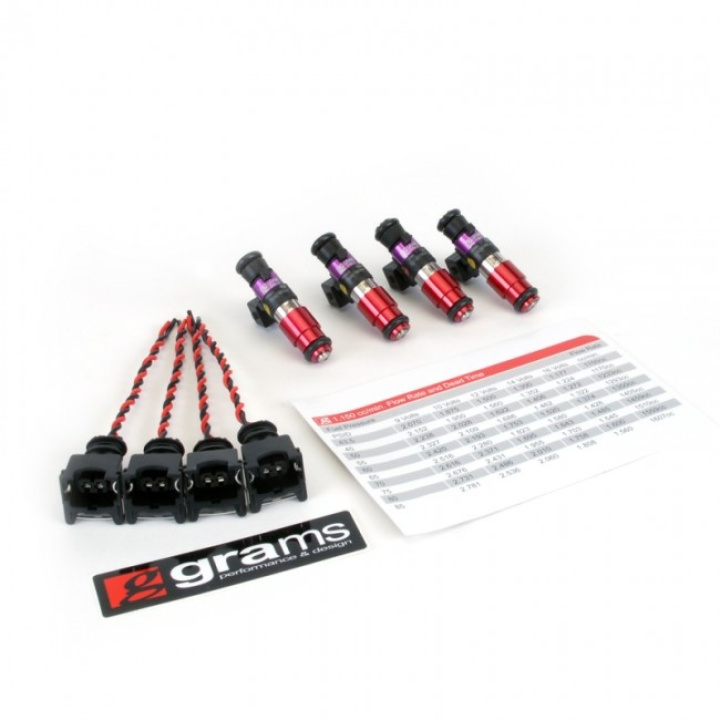 Honda S2000 2000-2005 1150cc Injector kit Grams Performance in the group Select car model / Honda / S2000 AP1 99-03 / Tuning / Fuel at DDESIGN Scandinavia AB (G2-1150-0502)