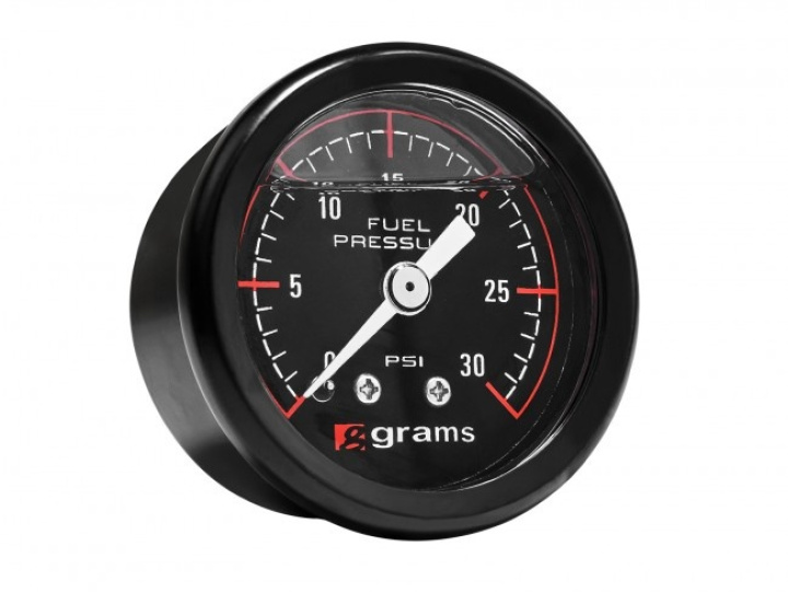 0-30psi Fuel Presure Gauge - Black Face Grams Performance in the group Tuning / Fuel system / Other & Spare parts for fuel products at DDESIGN Scandinavia AB (G2-99-0030)
