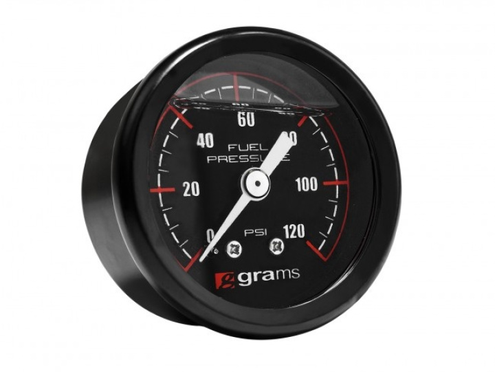 0-120psi Fuel Pressure Gauge - Black Face Grams Performance in the group Tuning / Fuel system / Other & Spare parts for fuel products at DDESIGN Scandinavia AB (G2-99-1200)