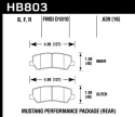 HP Plus type Brake Pads (HB803) Hawk Performance