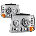 Chevy Silverado 1500/2500 99-02 ( Does Not Fit HD Model ) Crystal Headlights – Chrome Spyder Auto