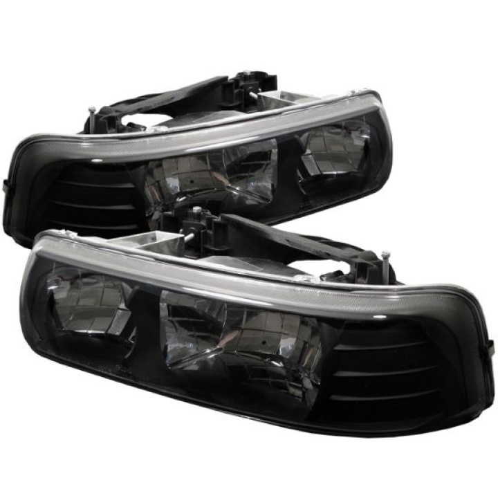 Chevy Silverado 1500/2500 99-02Chevy Silverado 1500/2500/3500 03-06 / Silverado / Avalanche Crystal Headlights - Black Spyder Auto in the group Select car model / Chevrolet / Tahoe / Styling at DDESIGN Scandinavia AB (HD-YD-CSIL99-BK)