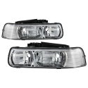 Chevy Silverado 1500/2500 99-02Chevy Silverado 1500/2500/3500 03-06 / Silverado / Avalanche Crystal Headlights - Chrome Spyder Auto