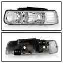 Chevy Silverado 1500/2500 99-02Chevy Silverado 1500/2500/3500 03-06 / Silverado / Avalanche Crystal Headlights - Chrome Spyder Auto