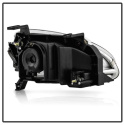 Honda Del Sol 93-97 Crystal Headlights - Black Spyder Auto