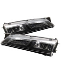 Nissan 240SX 97-98 Crystal Headlights - Black Spyder Auto