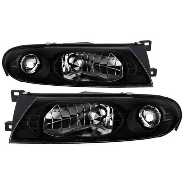 Nissan Altima 93-97 Crystal Headlights - Black Spyder Auto in the group Select car model / Nissan / Altima 1992+ at DDESIGN Scandinavia AB (HD-YD-NA93-BK)