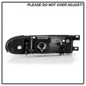 Nissan Altima 93-97 Crystal Headlights - Black Spyder Auto