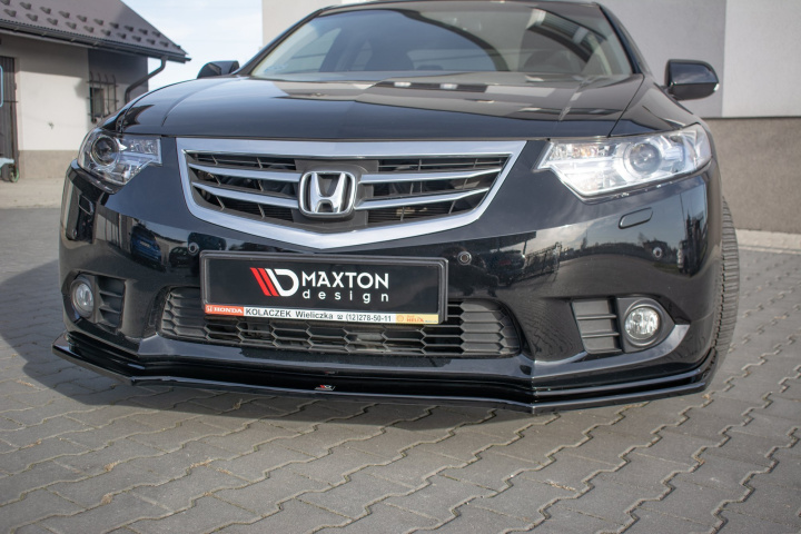 Front Splitter Honda Accord Viii (CU Series) Facelift Maxton Design in the group Select car model / Honda / Accord 08-12 / Styling at DDESIGN Scandinavia AB (HO-AC-8F-FD1G)