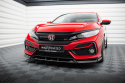 Front Splitter V.1 Honda Civic SI Mk10 2017-2022 Maxton Design