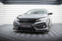 Honda Civic Sport FK Mk10 2017-2022 Front Splitter V.1 Maxton Design