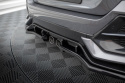 Central Rear Splitter (with Vertical Bars) + Flaps Honda Civic Sport Mk 10 Facelift Maxton Design