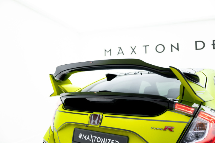 Honda Civic Type-R Mk10 / Mk10 Facelift 2019-2022 UPPER Spoiler Cap V.2 Maxton Design in the group Select car model / Honda / Civic Type R FK8 17-21 / Styling at DDESIGN Scandinavia AB (HO-CI-10-TYPE-R-CAP2G)