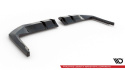 Central Rear Splitter (with Vertical Bars) V.1 + Flaps Honda Civic Type-R Mk 11 Maxton Design