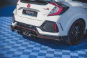 Honda Civic Type-R Mk10 / Mk10 Facelift 2019-2022 Street Pro Rear Valance Black-Red Maxton Design