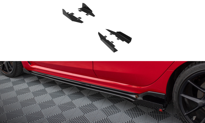 Side Flaps Honda Civic Type-R Mk 11 Maxton Design in the group Select car model / Honda / Civic FE - FL 2021+ at DDESIGN Scandinavia AB (HOCI11TYPERCNC-SF1G)