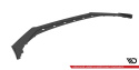 Honda Civic Type-R Mk 11 2023- Street Pro Front Splitter + Flaps Black-Red + Gloss Flaps Maxton Design