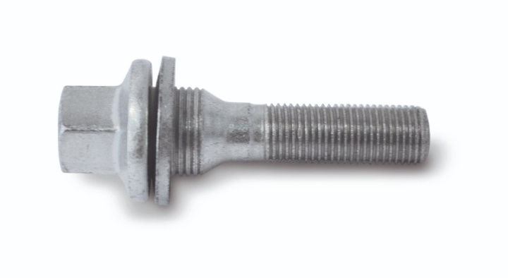 HR-12253906 Wheelbolt M12x1,25 För Citroen Peugeot wheels flat head with washes total Length inkl skiva Silver, Length 44mm in the group Select car model at DDESIGN Scandinavia AB (HR-12253906)