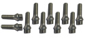 HR-1452801 Wheelbolt M14x1.5 Conical Silver, Length 28mm
