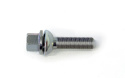 HR-1453203 Wheelbolt M14x1,5 round head 13mm seat movable head Audi S5 RS5 Silver, Length 32mm