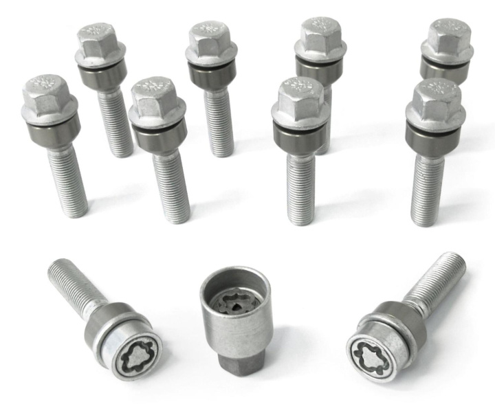 Wheel Bolts incl Locking bolts M14x1.5 Spherical 14mm seat movable cone , Length 52/37mm H&R in the group Exterior / Wheels & Tires / Wheel Bolts and Nuts & Studs at DDESIGN Scandinavia AB (HR-1455206SET)