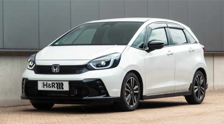 H&R Lowering springs Honda Jazz Typ GR HEV Hybrid 2020- in the group Select car model at DDESIGN Scandinavia AB (HR-28556-1)