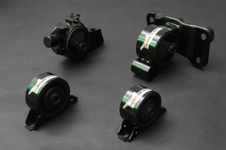Mitsubishi Lancer/Virage97-00 Manual 1.8harden Engine Mount 4pcs/Set Hardrace in the group Select car model / Mitsubishi / Lancer 95-00 / Chassis / Bushings and Rods at DDESIGN Scandinavia AB (HR-5828)