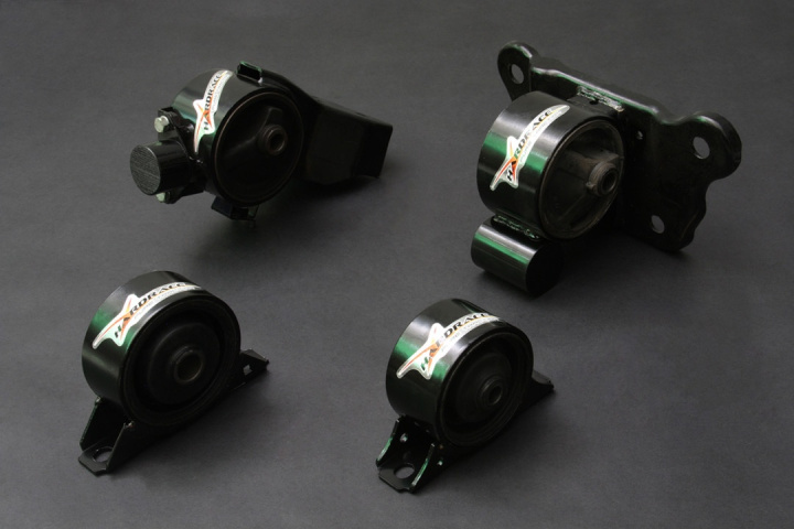 Mitsubishi Lancer97-00 Automatic 1.6harden Engine Mount 4pcs/Set Hardrace in the group Select car model / Mitsubishi / Lancer 95-00 / Chassis / Bushings and Rods at DDESIGN Scandinavia AB (HR-5831)