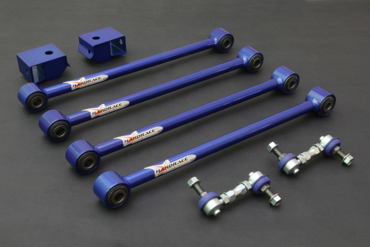 Subaru Impreza Gc Rear Lateral Arm Including Stabilizer Link(Harden Rubber) 8pcs/Set Hardrace in the group Select car model / Subaru / Impreza inkl. WRX - STI 92-00 / Chassis / Chassis Struts & Arms at DDESIGN Scandinavia AB (HR-6159-A)
