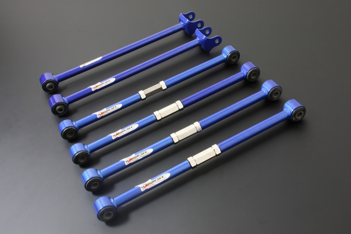 Toyota Corolla 93-00 Rear Lateral Arm + Trailing Arm(Harden Rubber) 6pcs/Set Hardrace in the group Select car model / Toyota / Corolla / Chassis / Bushings and Rods at DDESIGN Scandinavia AB (HR-6304)