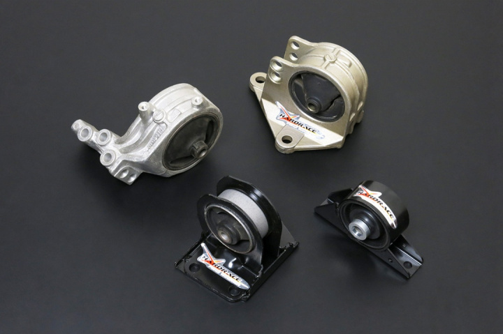 Mitsubishi Eclipse 95-99 2.0l Turbo Mtreinforced Engine Mount 4pcs Hardrace in the group Select car model / Mitsubishi / Eclipse 95-99 / Chassis / Bushings and Rods at DDESIGN Scandinavia AB (HR-6519)