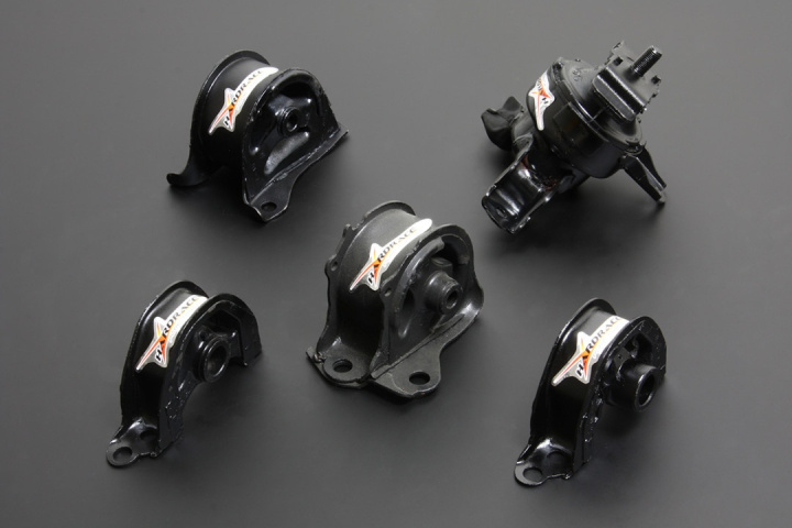 Honda Civic Ek Mt/At Engine Mount 5pcs/Setstreet Version Hardrace in the group Select car model / Honda / Civic EJ-EK-EM 96-00 / Tuning / Engine & Gearbox Mounts at DDESIGN Scandinavia AB (HR-7568)