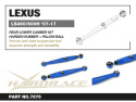 Lexus Ls460/600h 07-17rear Lower Camber Kit(Harden Rubber + Pillow Ball) 2pcs/Set Hardrace
