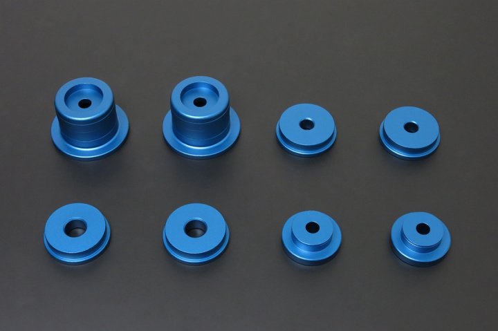 Toyota Jzx90/100 Rear Subframe Solid Bushing Aluminium 8pcs/Set Hardrace in the group Select car model / Toyota / Chaser - JZX - MARK II / Chassis / Bushings and Rods at DDESIGN Scandinavia AB (HR-7783)