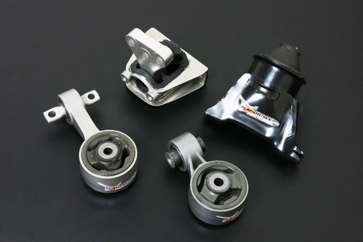 Honda Civic 06 Fd 2.0 At Engine Mount Street Version - 4pcs/Set Hardrace in the group Select car model / Honda / Civic FA-FD-FG-FK-FN 06-11 / Tuning / Engine & Gearbox Mounts at DDESIGN Scandinavia AB (HR-7930)