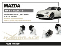 Rh + Lh Side Engine Mount Mazda MX-5 MIATA Hardrace