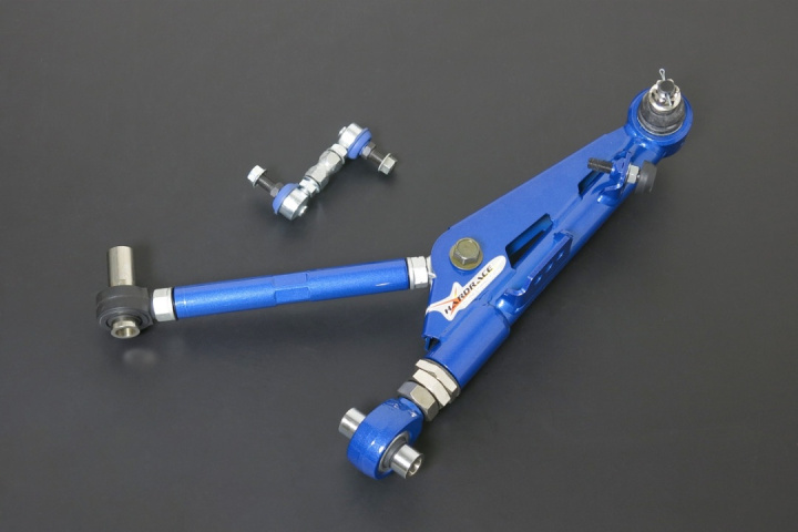 Nissan Silvia 240sx S14/S15 95-02 Front Adjustable Lower Control Arm+Stab. Link Hardrace in the group Select car model / Nissan / 200SX - Silvia S15 1999-2002 / Chassis / Links and Fasteners at DDESIGN Scandinavia AB (HR-8681)