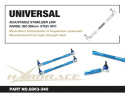 Universal  Universal Adj. Stabilizer Linkrange:320-359mm 10mm Stud Rod End2pcs/Set Hardrace