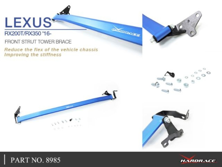 Lexus Rx200t/Rx350 16- Front Strut Tower Brace - 1pcs/Set in the group Select car model / Lexus / RX / Chassis / Bushings and Rods at DDESIGN Scandinavia AB (HR-8985)
