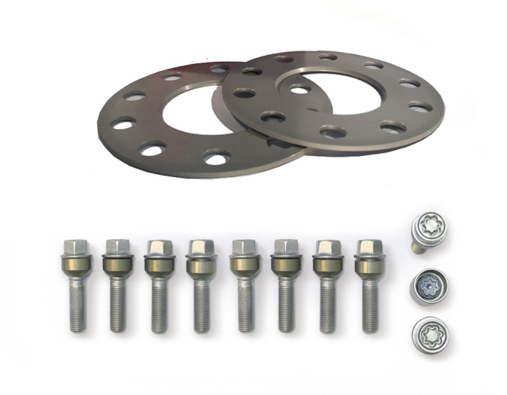 Porsche Cayman 987 2005- (7mm/side) Silver Spacer Kit H&R in the group Select car model / Porsche / 987 Cayman 05-12 / Chassis / Bushings and Rods at DDESIGN Scandinavia AB (HR-957161-07-PO84)